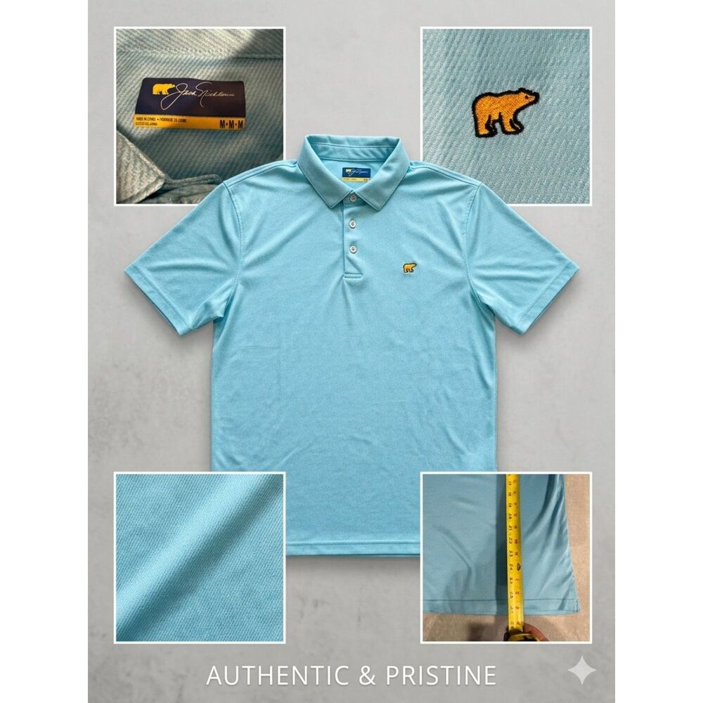 Jack Nicklaus "The Golden Bear" Performance Golf Polo Shirt